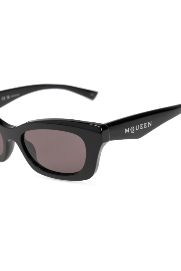 Alexander McQueen o1w1db10126 Size:OS/ Geometric Sunglasses in Black Size ONE SIZE - 4 Thumbnail