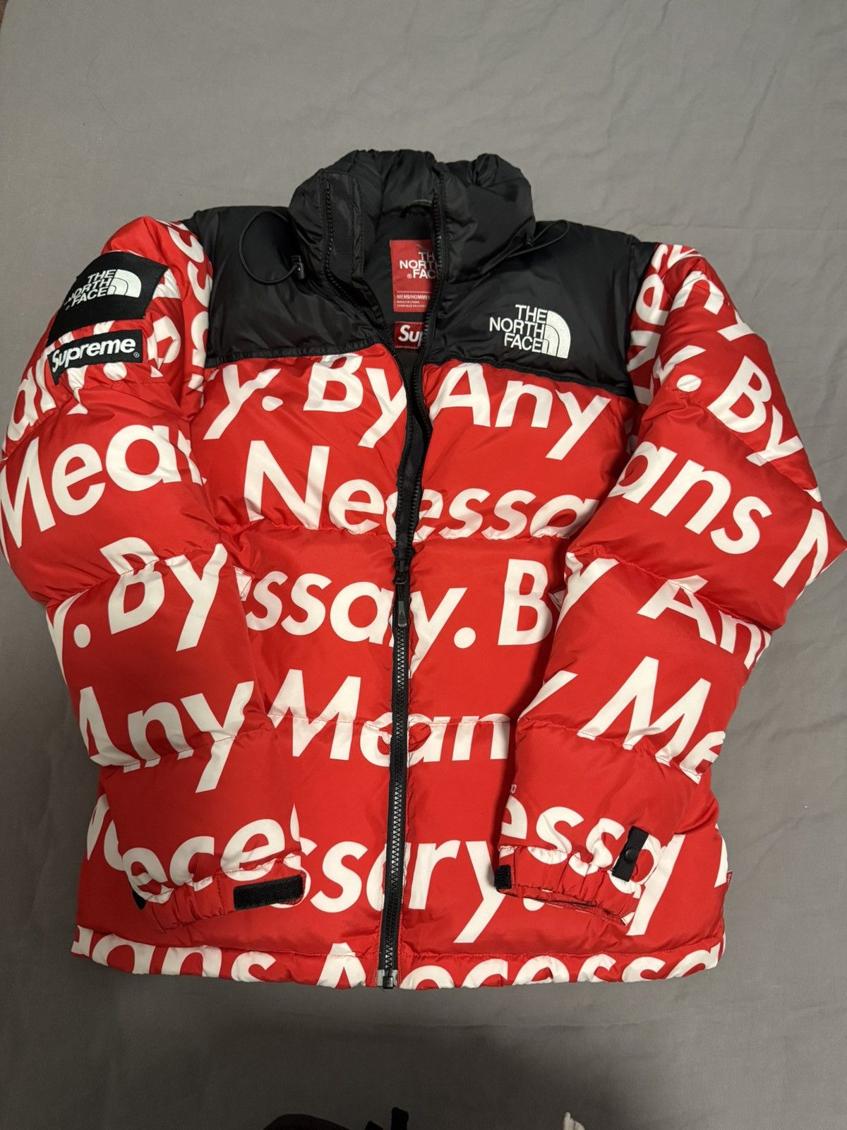 Supreme × The North Face Supreme tnf north face red bamn by any means nuptse jacket Size US S / EU 44-46 / 1 - 1 Thumbnail