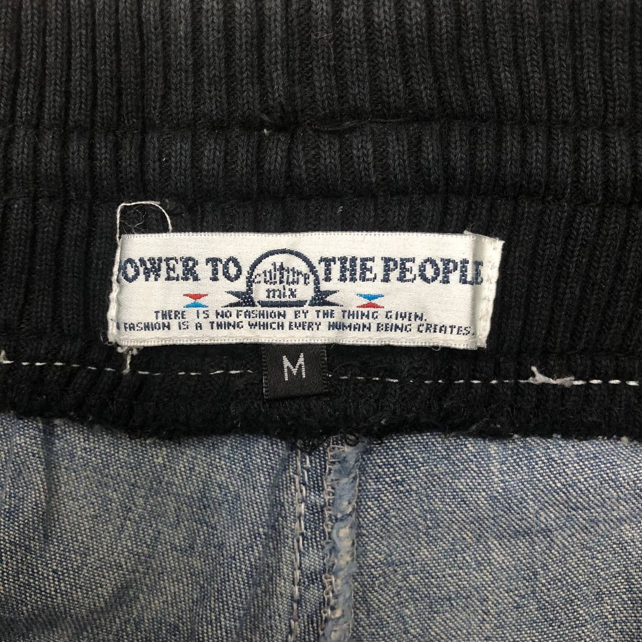 Japanese Brand P810 POWER TO PEOPLE CULTURE MIX PANTS Size US 33 - 4 Thumbnail