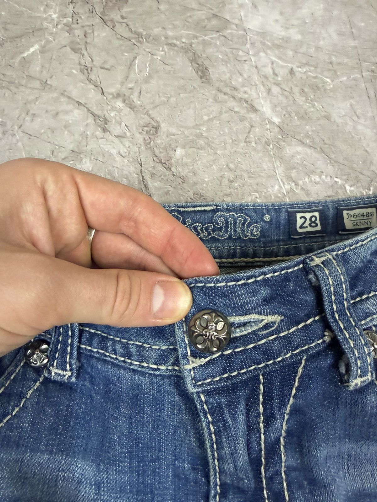 Miss Me Miss Me Skinny Jeans Y2k Japanese Size 28 Size 28" / US 6 / IT 42 - 5 Thumbnail
