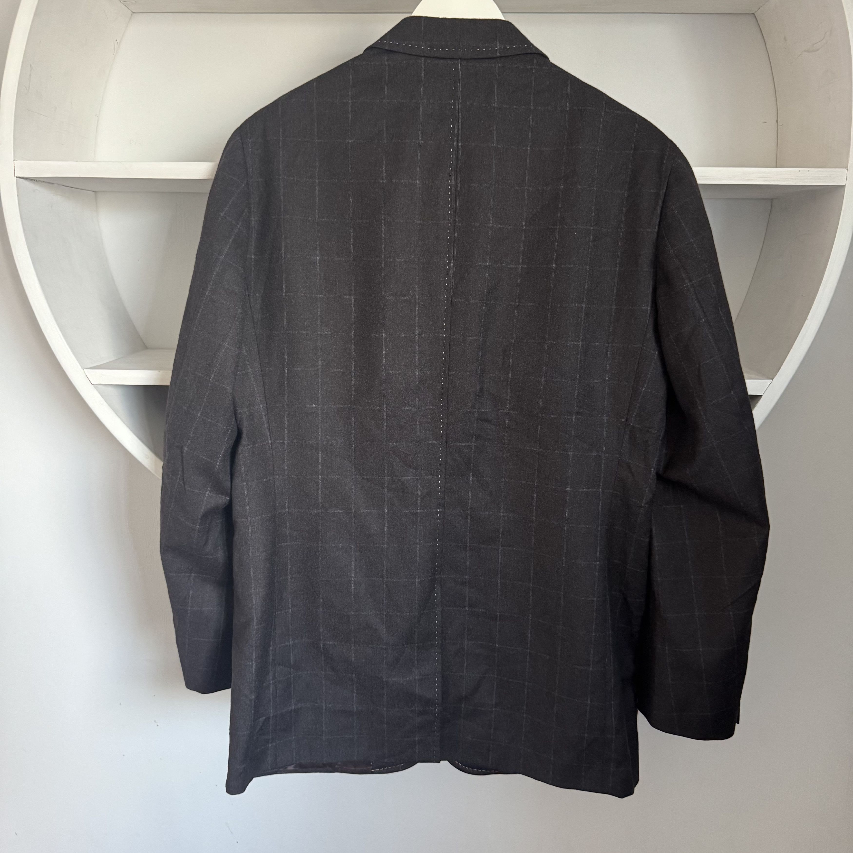 Loro Piana Men's BARBANO BIANCO Wool Cashmere Check Blazer Size 50R - 3 Thumbnail