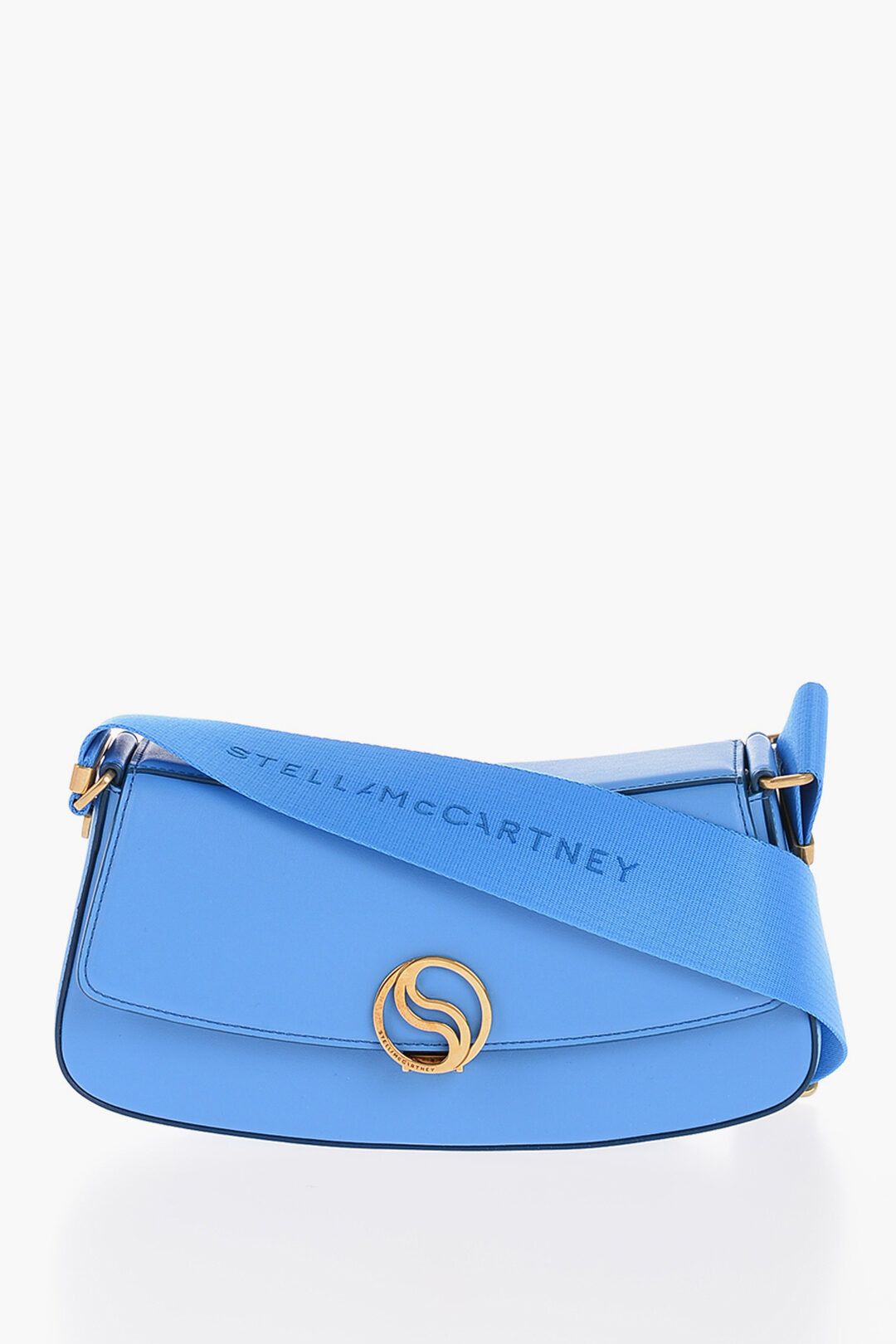Stella McCartney og1mm0824 Size: OS / Faux Leather Shoulder Bag in Blue Size ONE SIZE - 1 Thumbnail