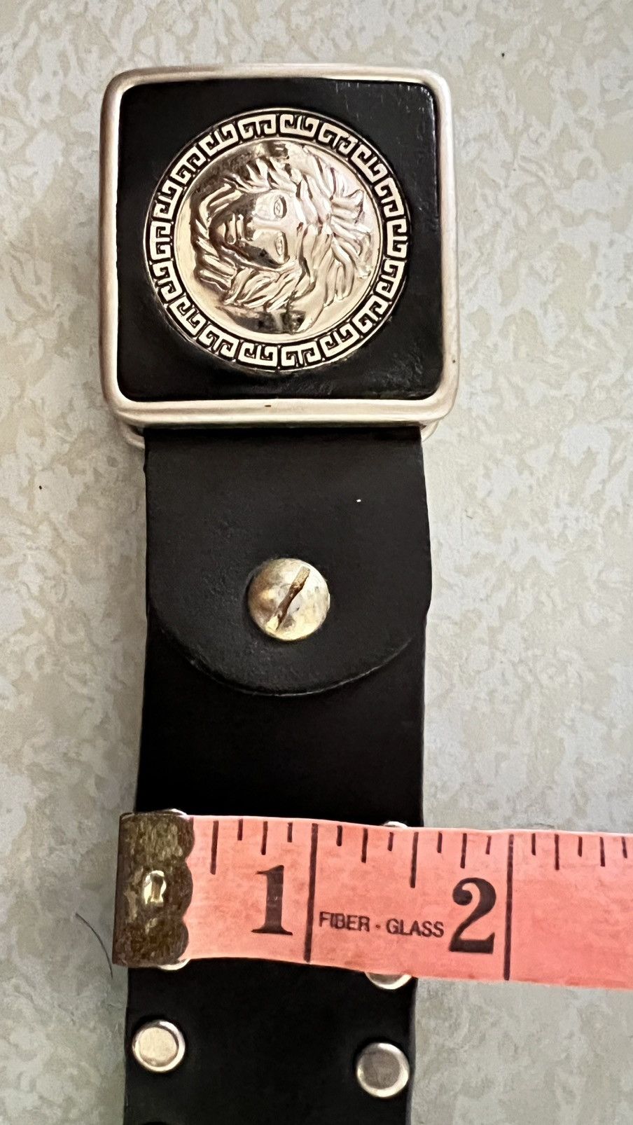 Versace Vintage Versace Medusa Belt Size 36 - 6 Thumbnail