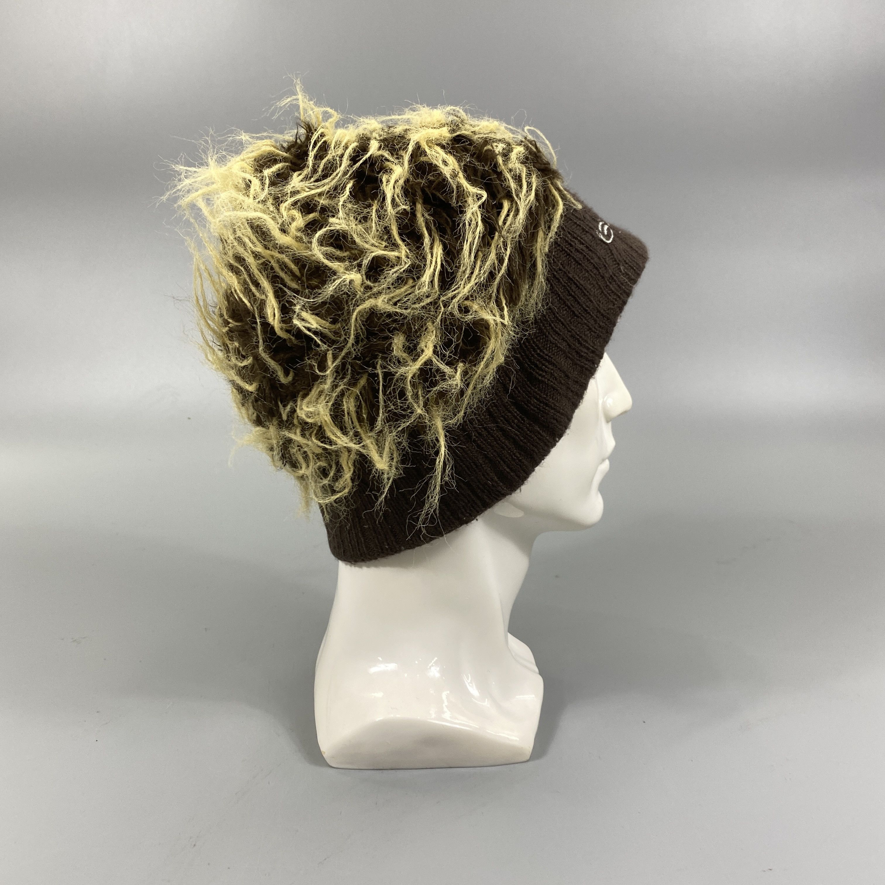 Japanese Brand Gbula Fur Snow Cap Beanie -BN703 Size ONE SIZE - 5 Thumbnail