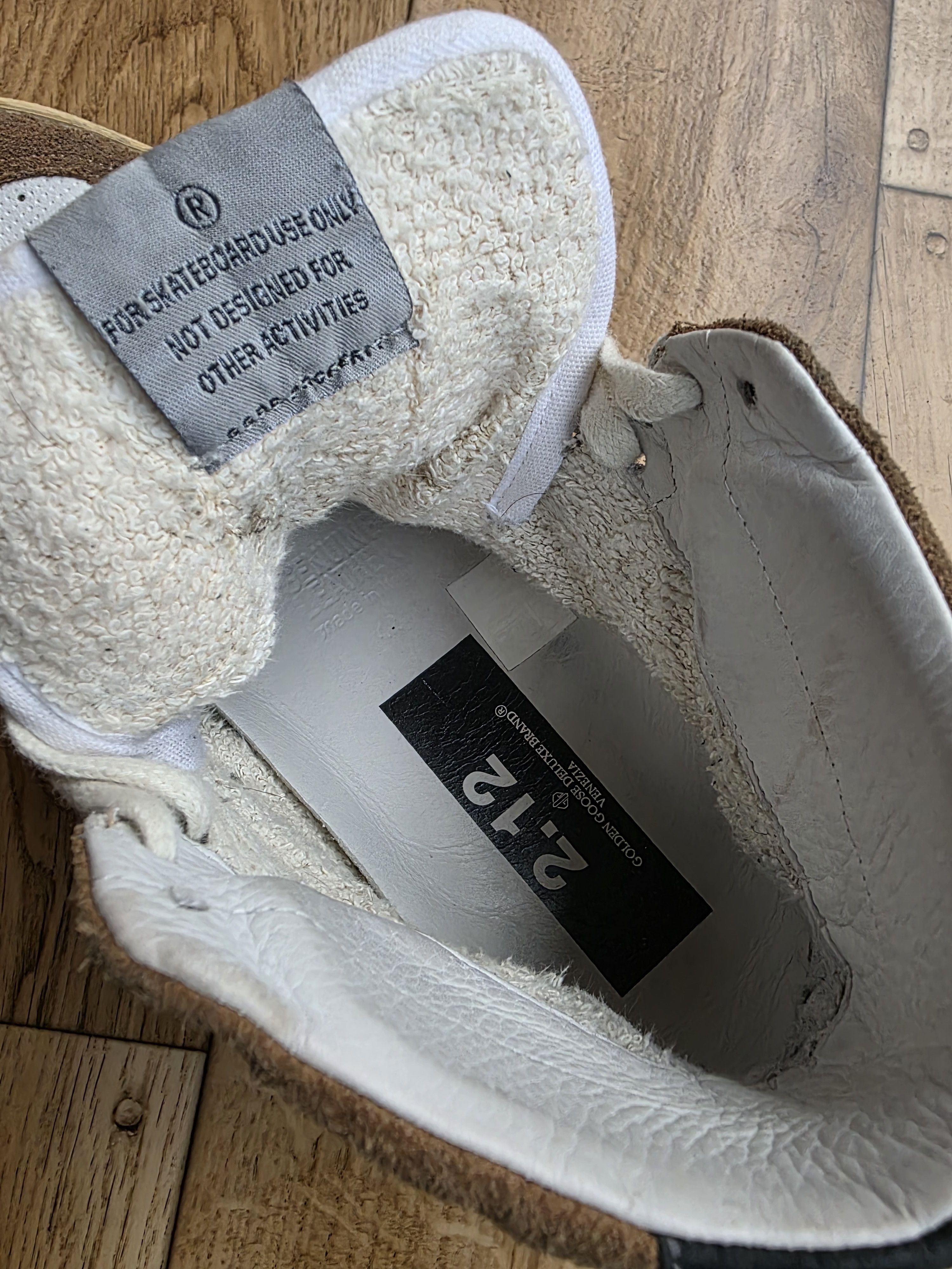 Golden Goose Golden Goose VCE 2.12 High Top Sneakers Size US 9 / EU 42 - 14 Thumbnail