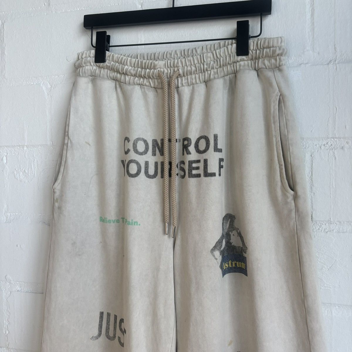 Other Astrum “Control Yourself” Tan Sweatpmats Size US 38 / EU 54 - 3 Thumbnail