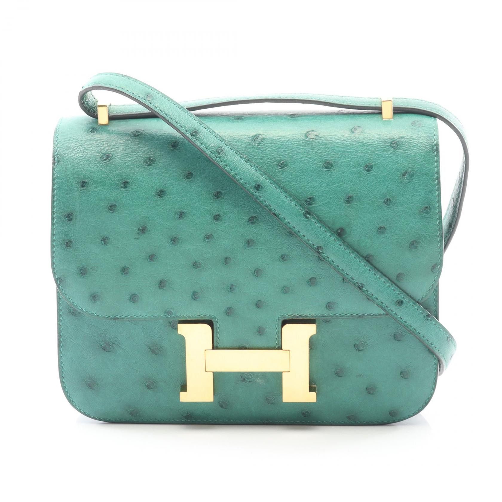 Hermes Hermes Hermes Constance3 Mini Ostrich Shoulder Bag Leather Shoulder Bag Stamp C (2018) DUTY FREE for USA Size ONE SIZE - 1 Thumbnail