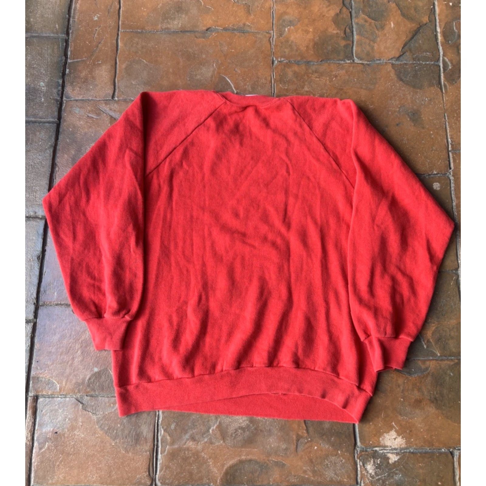 Jerzees VINTAGE Jerzees Crewneck Sweatshirt by Russell Blank Large Blue USA Made - 80s Retro Sports Fleece Logo Pullover Men's Sweatshirt Size US L / EU 52-54 / 3 - 3 Thumbnail