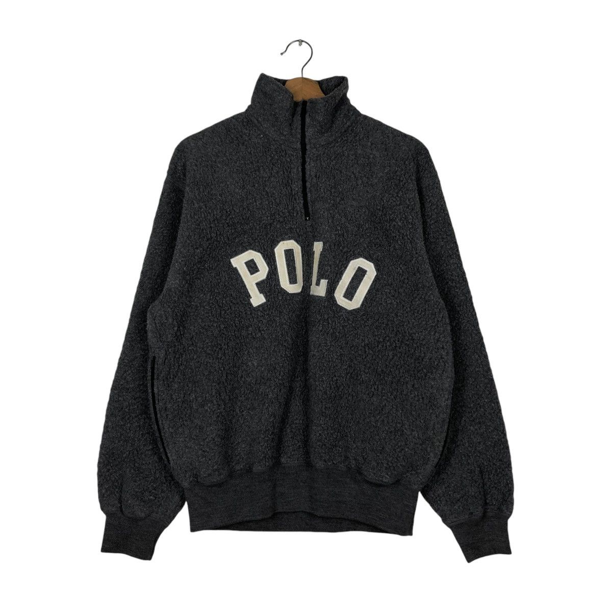 Polo Ralph Lauren VINTAGE FLEECE HALF ZIPPER POLO SPORT RALPH LAUREN SPELLOUT Size US M / EU 48-50 / 2 - 3 Thumbnail