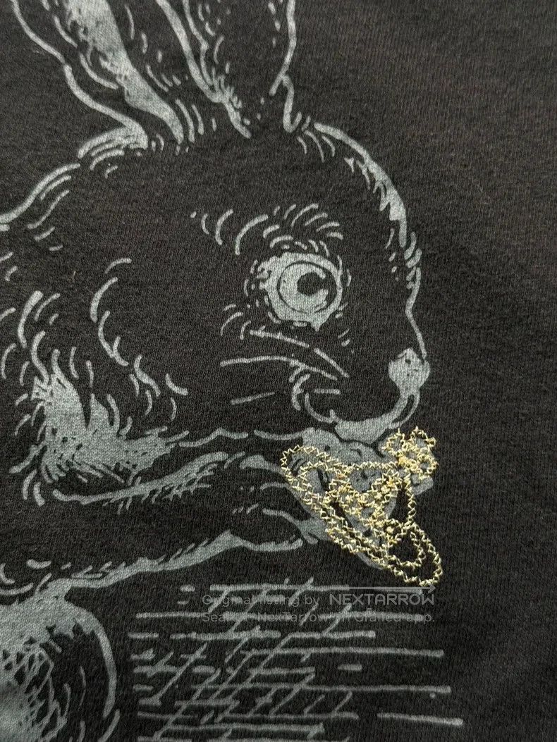 Vivienne Westwood Vivienne Westwood Black Rabbit Eating Saturn Embroidered A Size M / US 6-8 / IT 42-44 - 7 Thumbnail