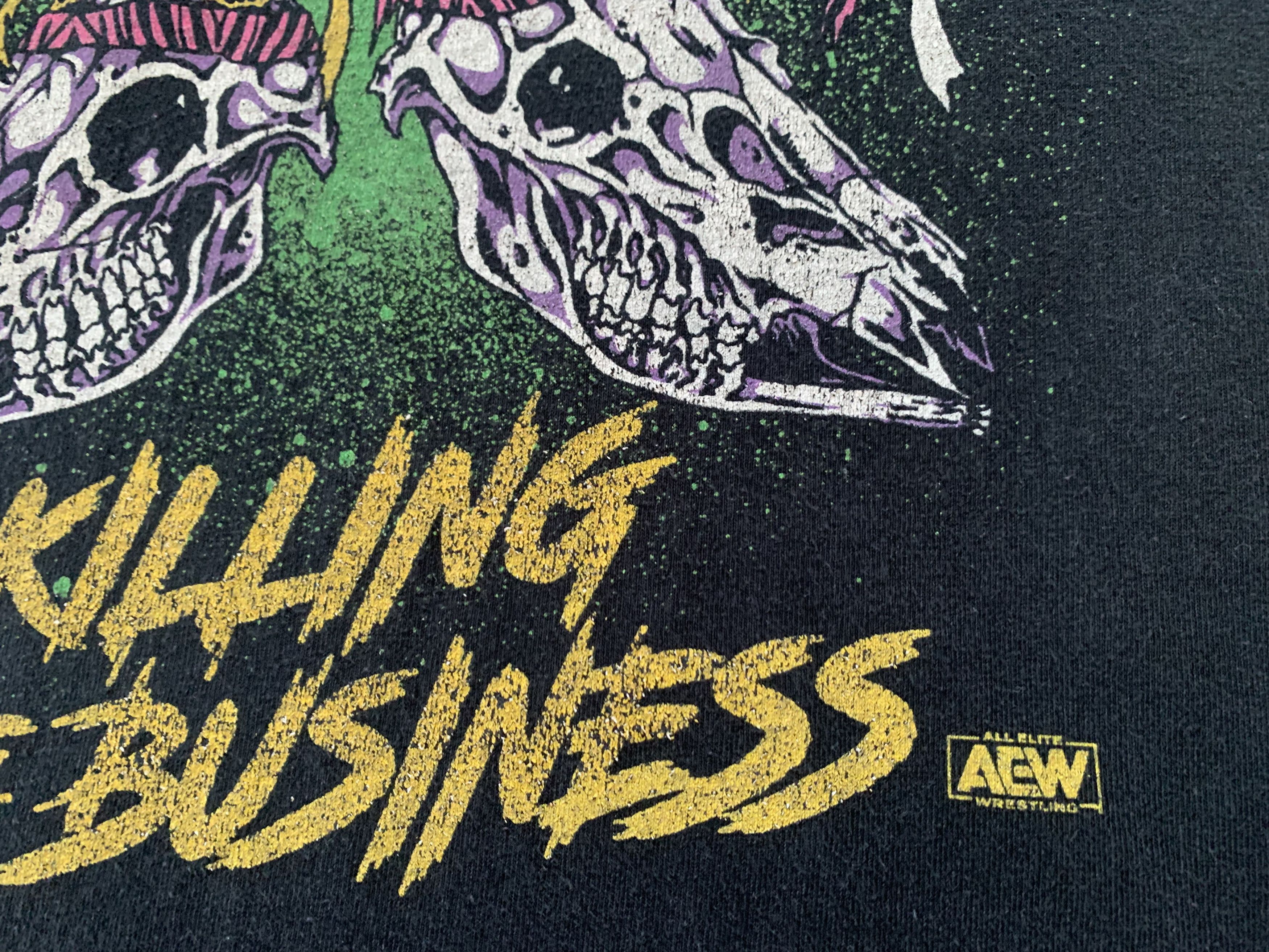 WWE Gildan Young Bucks Killing The Business Printed T-Shirt Size US L / EU 52-54 / 3 - 6 Thumbnail