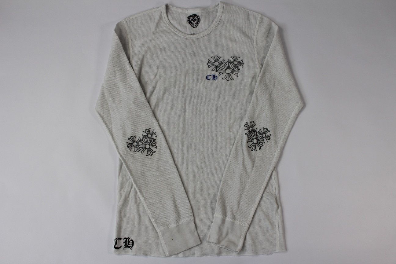 Chrome Hearts Vintage Chrome Hearts Floral Thermal Size US L / EU 52-54 / 3 - 22 Thumbnail