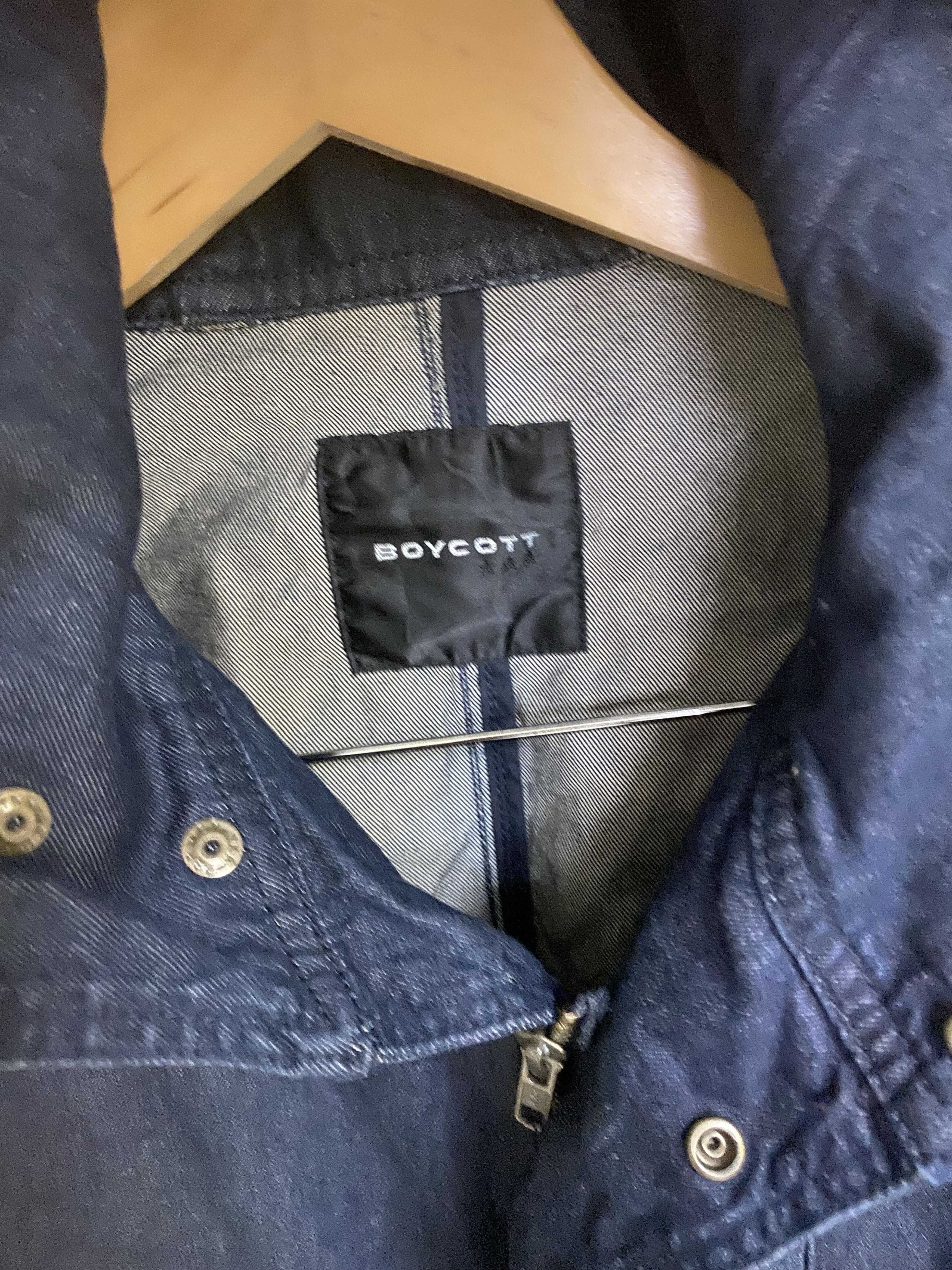If Six Was Nine Boycott Long Denim FishTail Parka Hoodie Size US M / EU 48-50 / 2 - 4 Thumbnail