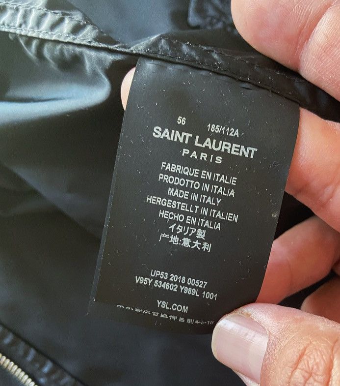 Saint Laurent Paris Saint Laurent Paris - Nylon Hooded Parka Windbreaker (Patch) Size US XL / EU 56 / 4 - 11 Thumbnail