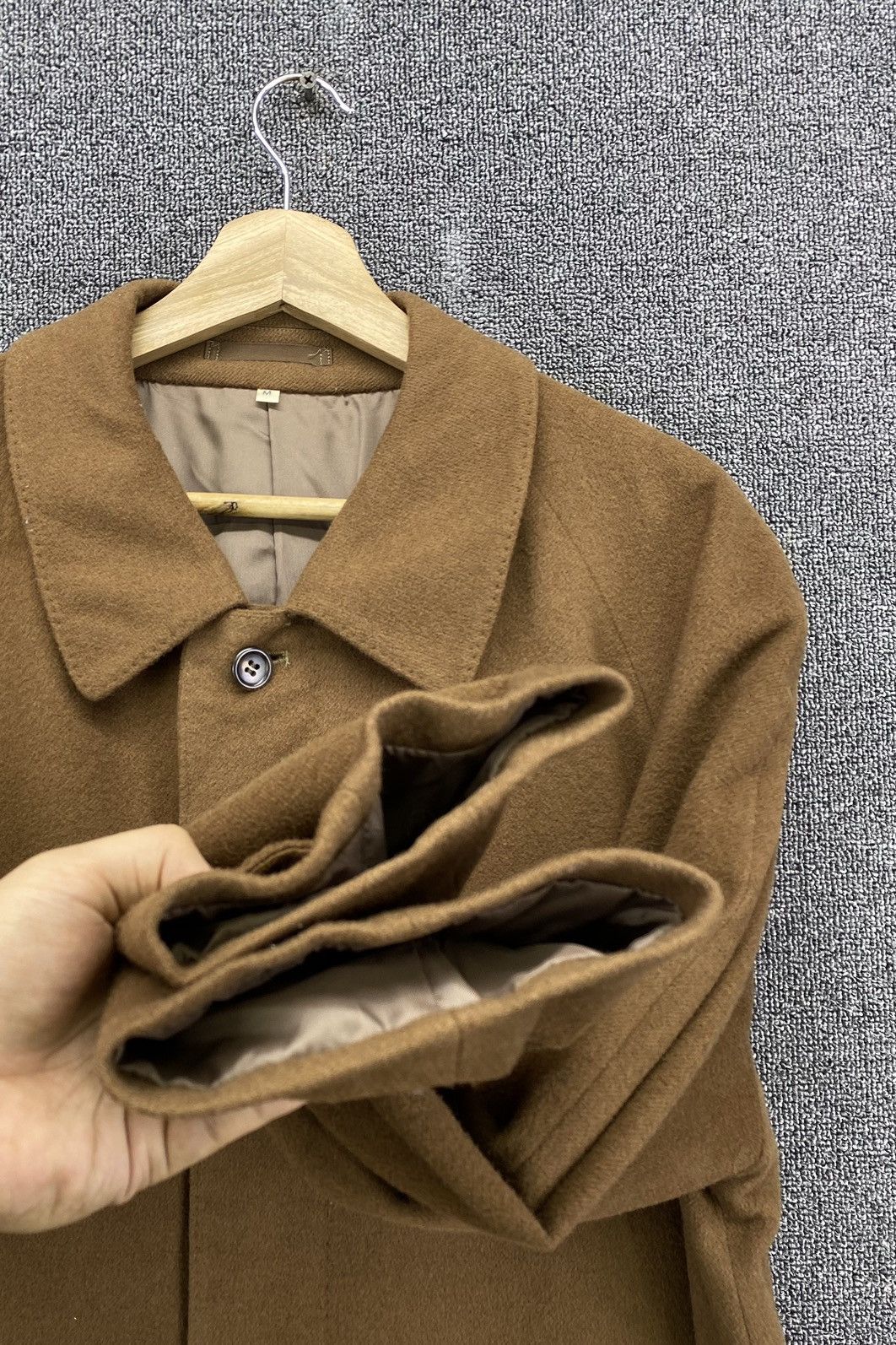 Yves Saint Laurent Vintage Yves Saint Laurent Homme Wool Long Jacket Size US M / EU 48-50 / 2 - 14 Thumbnail