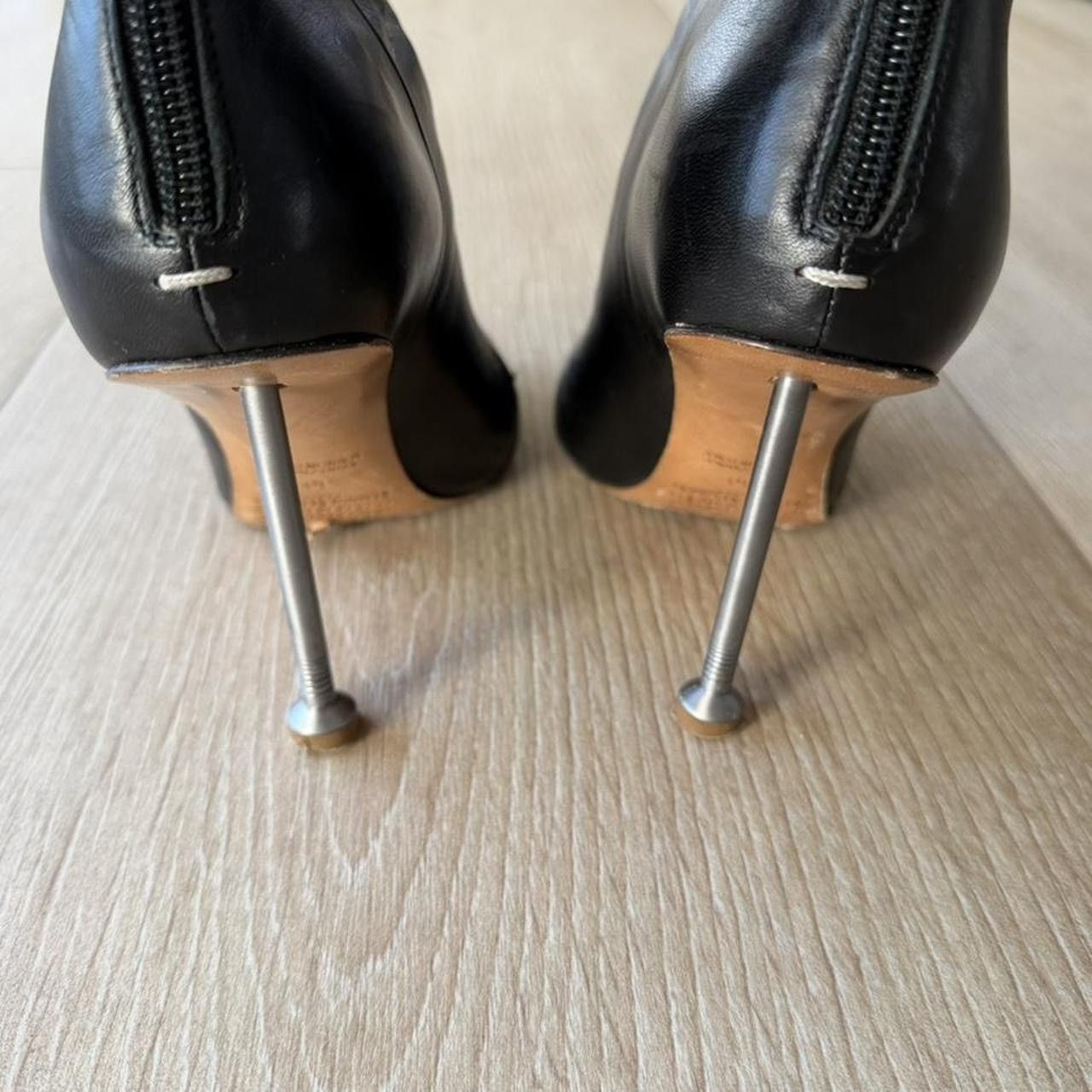 Maison Margiela Maison Martin Margiela Nail Heel Boots Black Silver 2008AW Size US 6 / IT 36 - 4 Thumbnail
