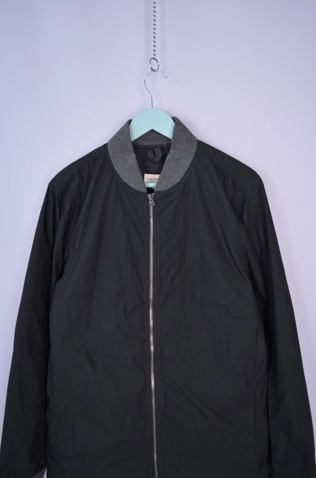 Club Monaco Club Monaco Cotton Nylon Blend Black Bomber Jacket Size M Size US M / EU 48-50 / 2 - 2 Thumbnail