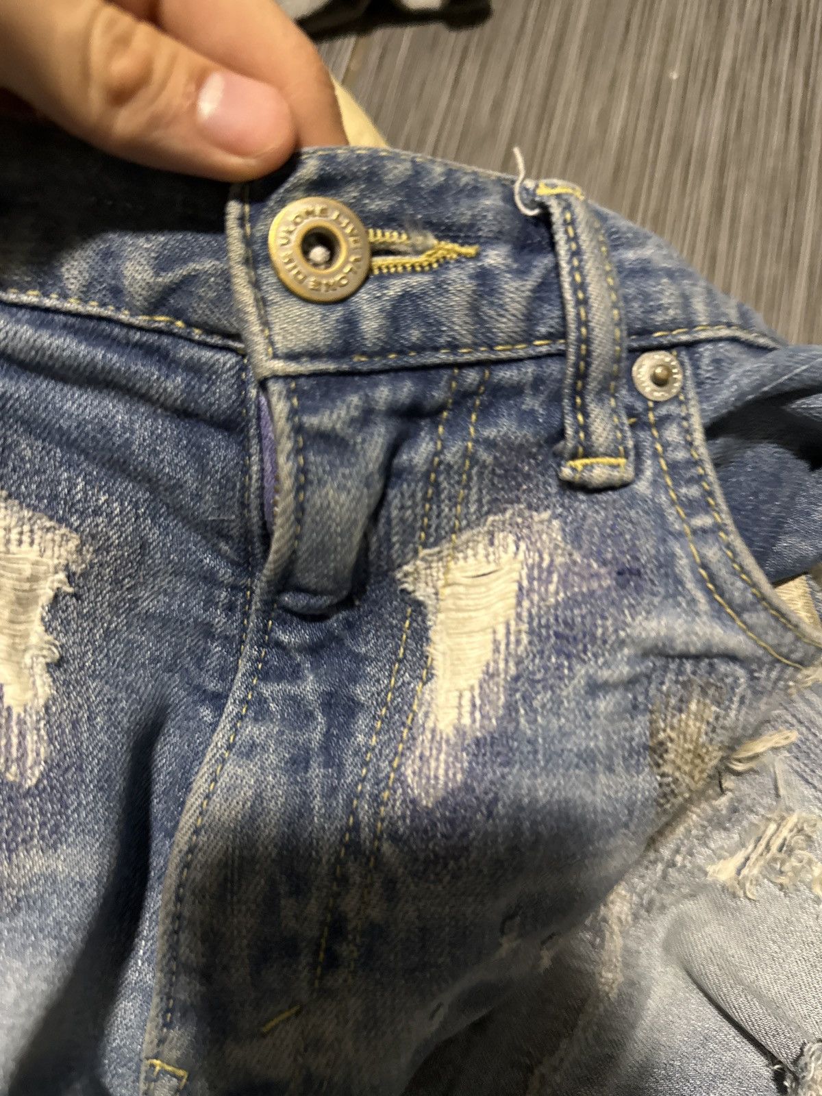 Vlone vlone blue scab Size US 30 / EU 46 - 5 Thumbnail