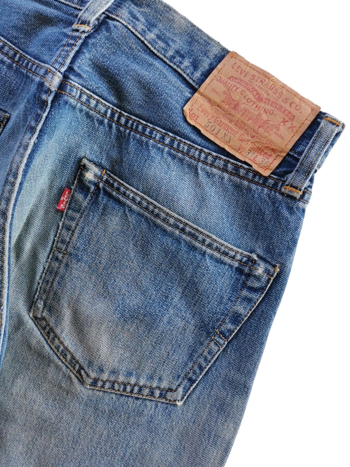 Jean × Levi's × Nirvana Levis 501xx Selvedge Style Nirvana Size US 29 - 2 Thumbnail