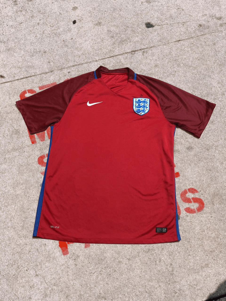 Nike Nike England World Cup away soccer jersey football Size US XL / EU 56 / 4 - 1 Thumbnail
