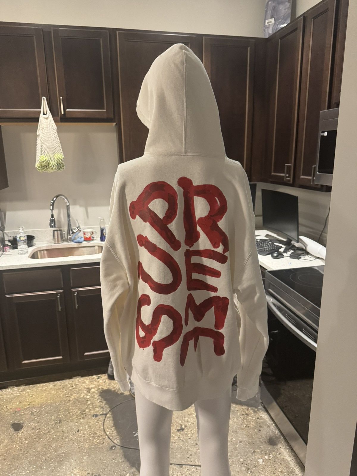 Supreme Supreme Paint Hooded Sweatshirt Size US XXL / EU 58 / 5 - 2 Thumbnail