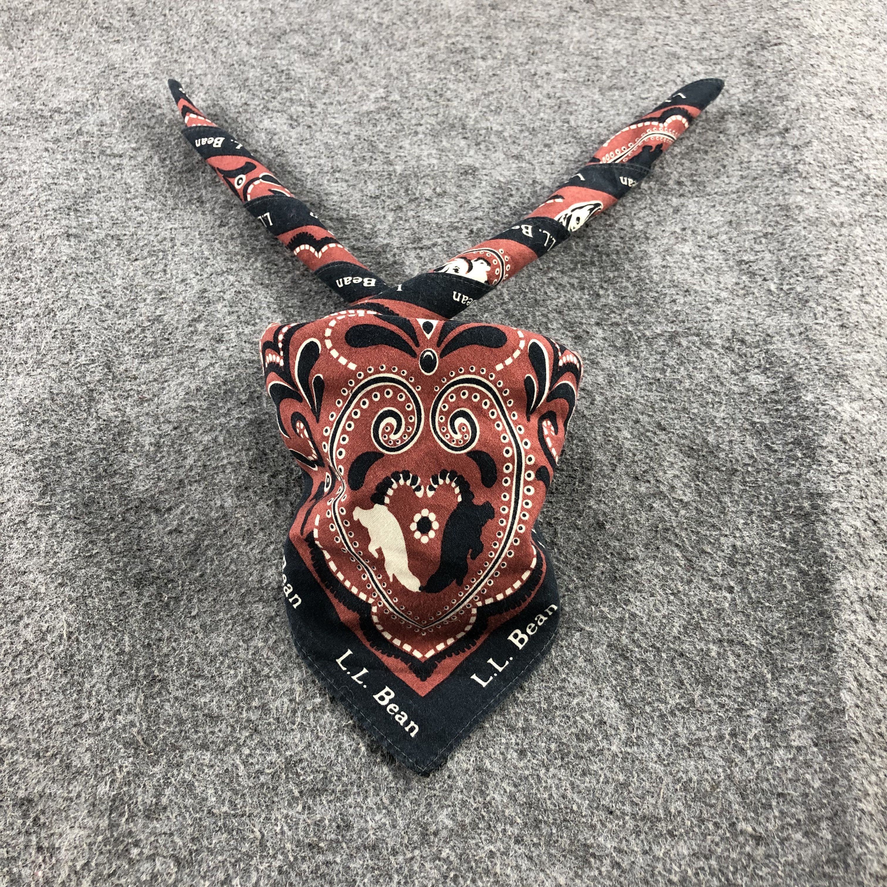 L.L. Bean L.L. Bean Paisley Handkerchief Neckerchief Bandana H1436 Size ONE SIZE - 1 Thumbnail