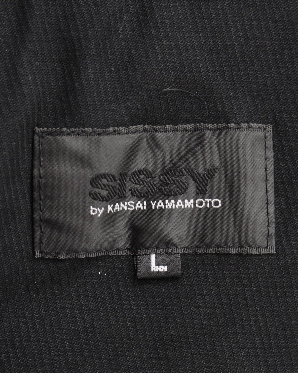 Vintage 1990S SISSY BY KANSAI YAMAMOTO CONVERTIBLE COLLAR JACKET Size US L / EU 52-54 / 3 - 7 Thumbnail