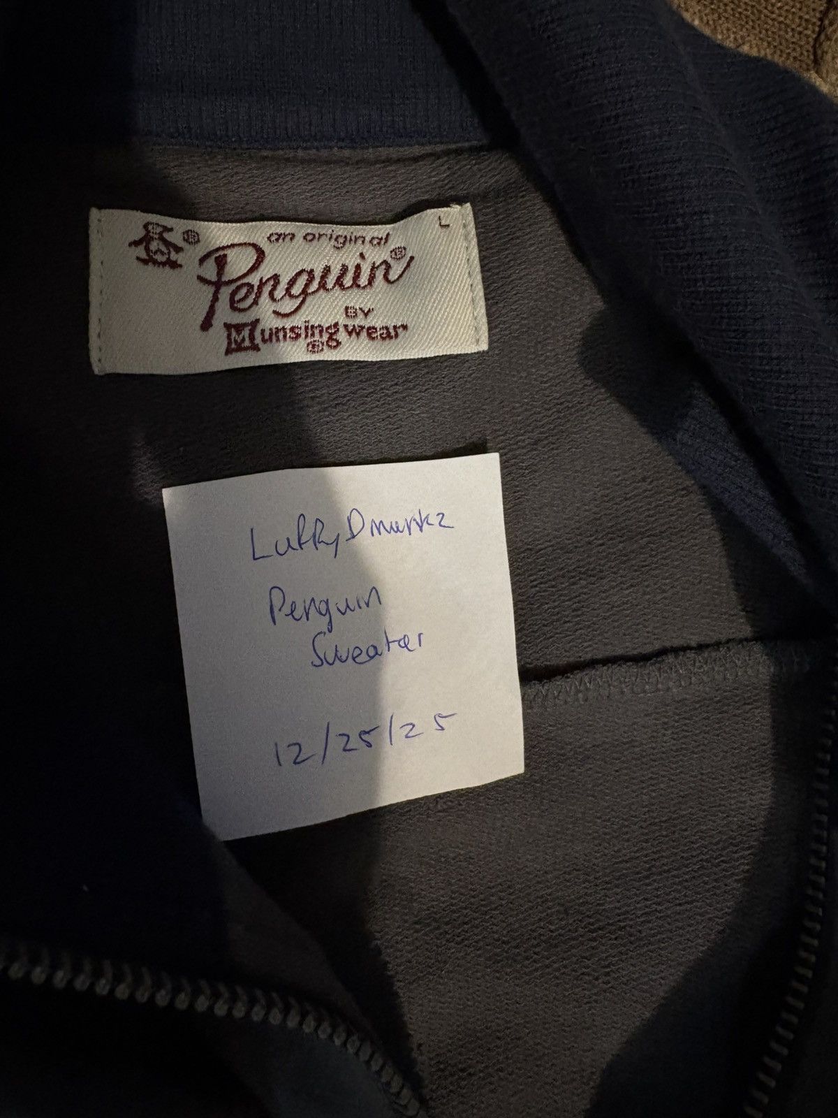 Original Penguin Penguin cotton sweater Size US L / EU 52-54 / 3 - 3 Thumbnail