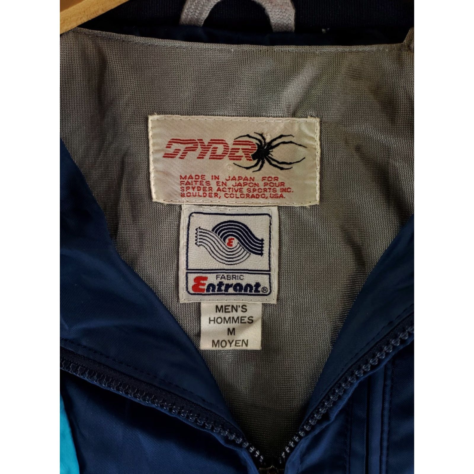 Spyder VINTAGE Spyder Jacket Mens M Blue 80s Entrant Winter Ski Snowboard Parka Made Japan Mens M Size US M / EU 48-50 / 2 - 5 Thumbnail