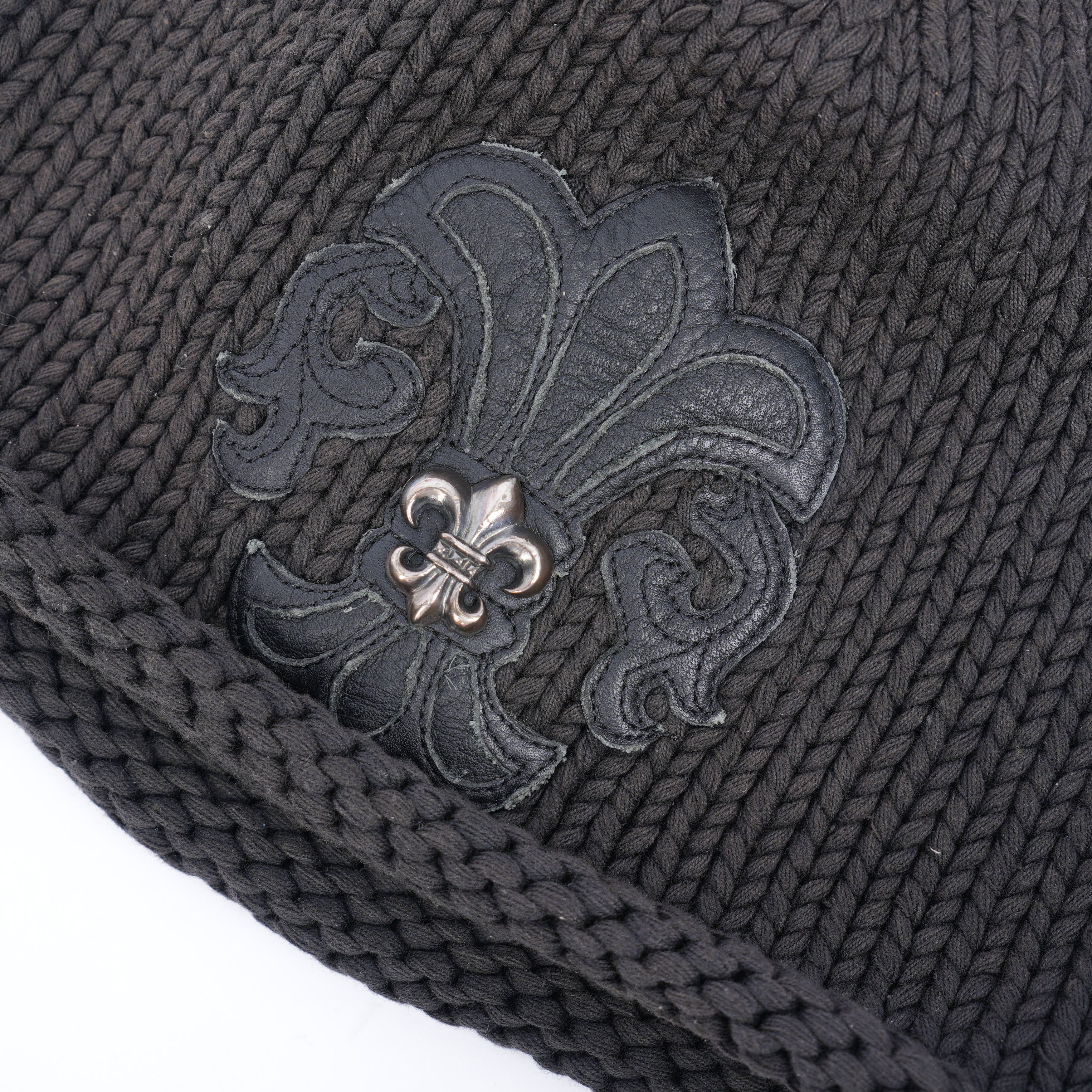 Chrome Hearts CHROME HEARTS FLEUR DE LIS CHARM BEANIE WITH HARDWARE Size ONE SIZE - 4 Thumbnail
