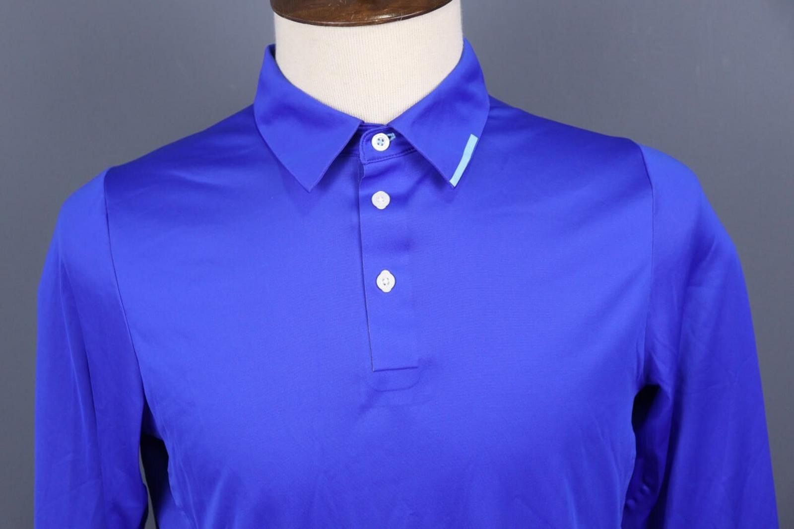 KJUS Kjus Shelter Polo Blue Long Sleeve Polo Shirt Size L Size US L / EU 52-54 / 3 - 2 Thumbnail