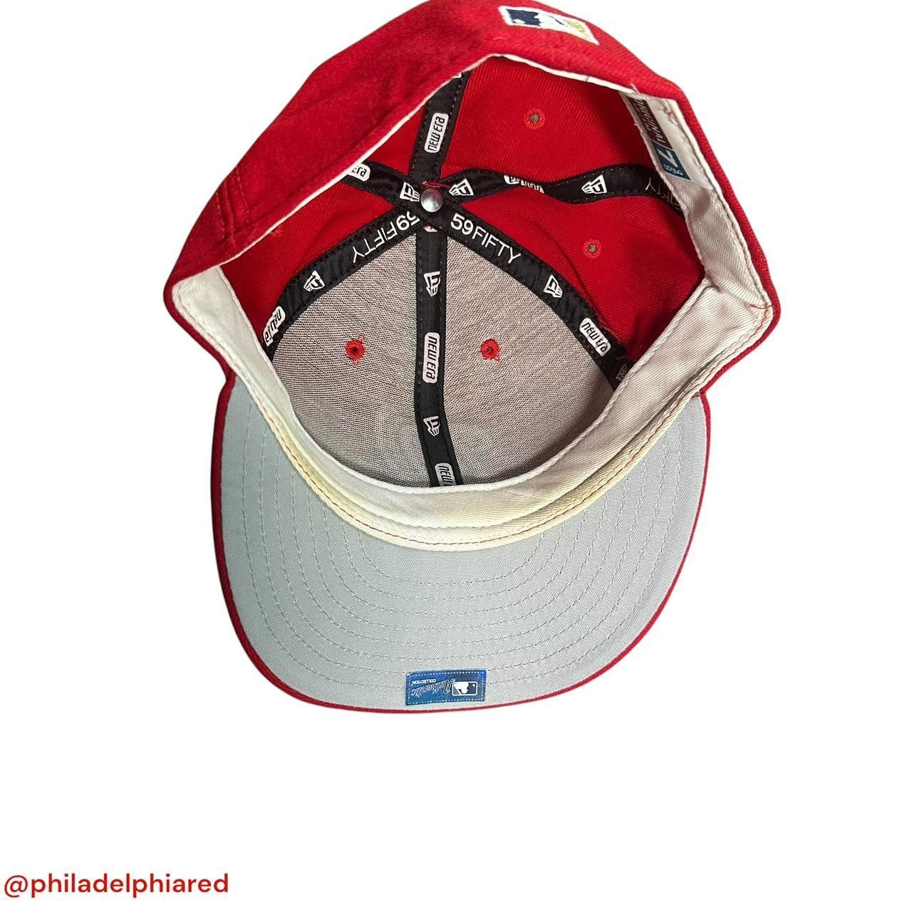 New Era Vintage 1990s Washington Nationals New era fitted hat 7 3/8 Size ONE SIZE - 5 Thumbnail