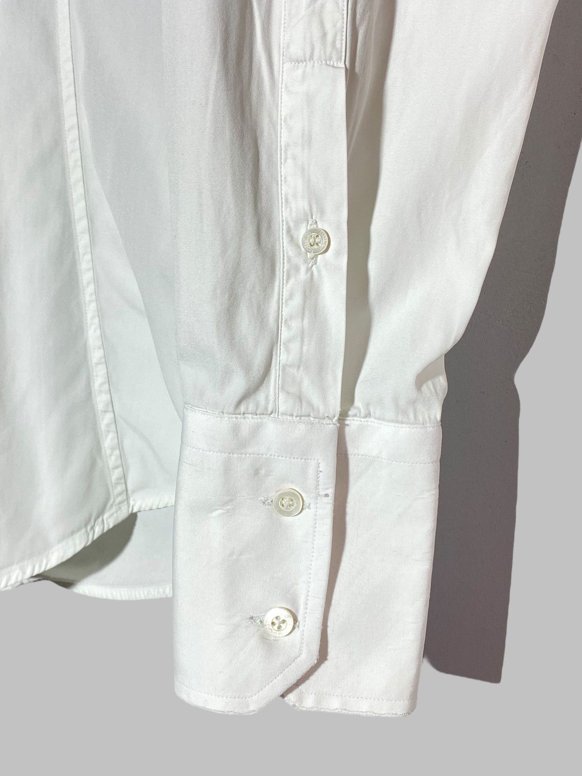 Gucci Vintage Gucci White Button Up Dress Shirt Rare Size US M / EU 48-50 / 2 - 6 Thumbnail