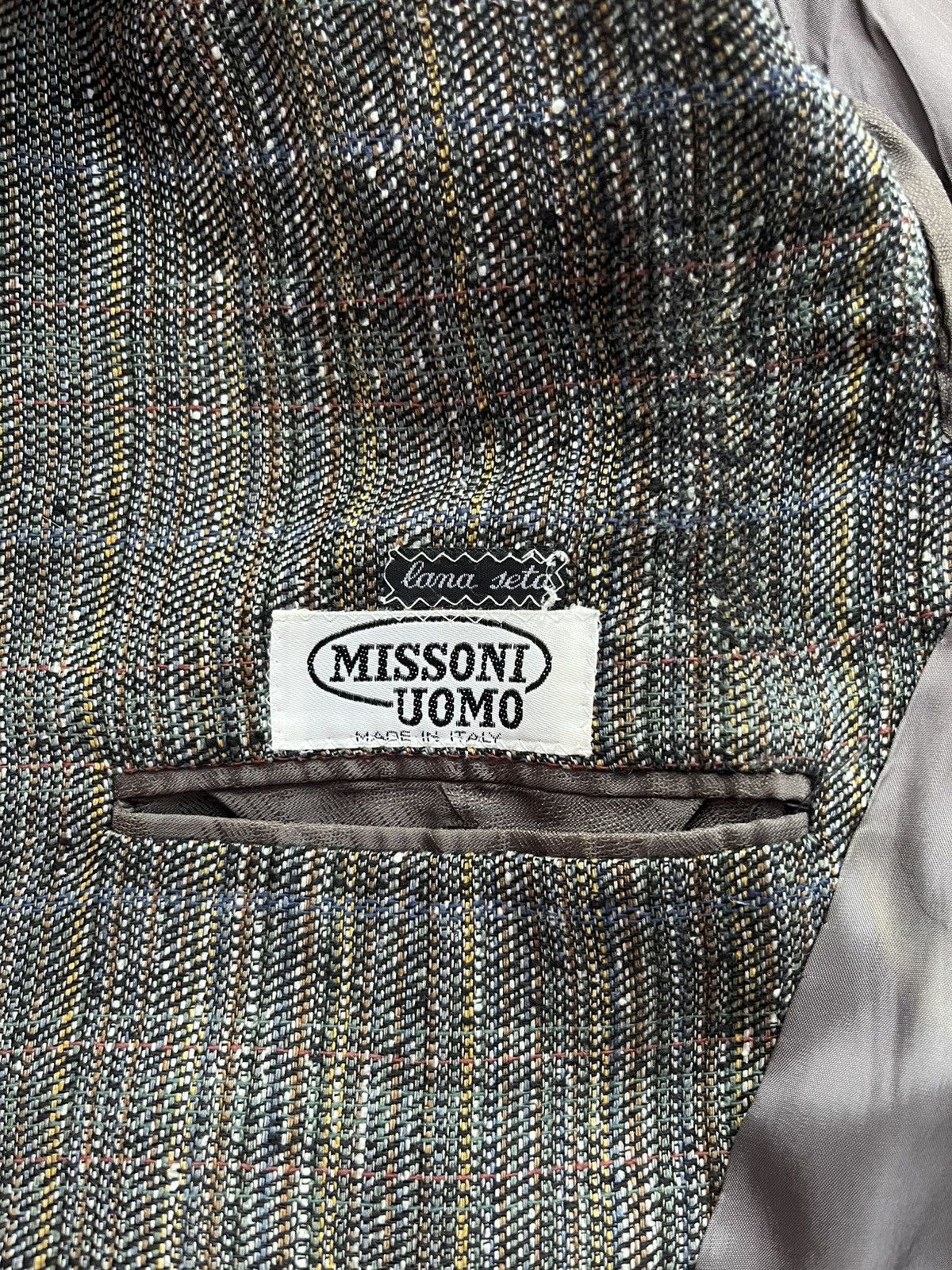 Missoni × Vintage Missoni Uomo Vintage Men's Jacket Size M-L Size 40L - 14 Thumbnail
