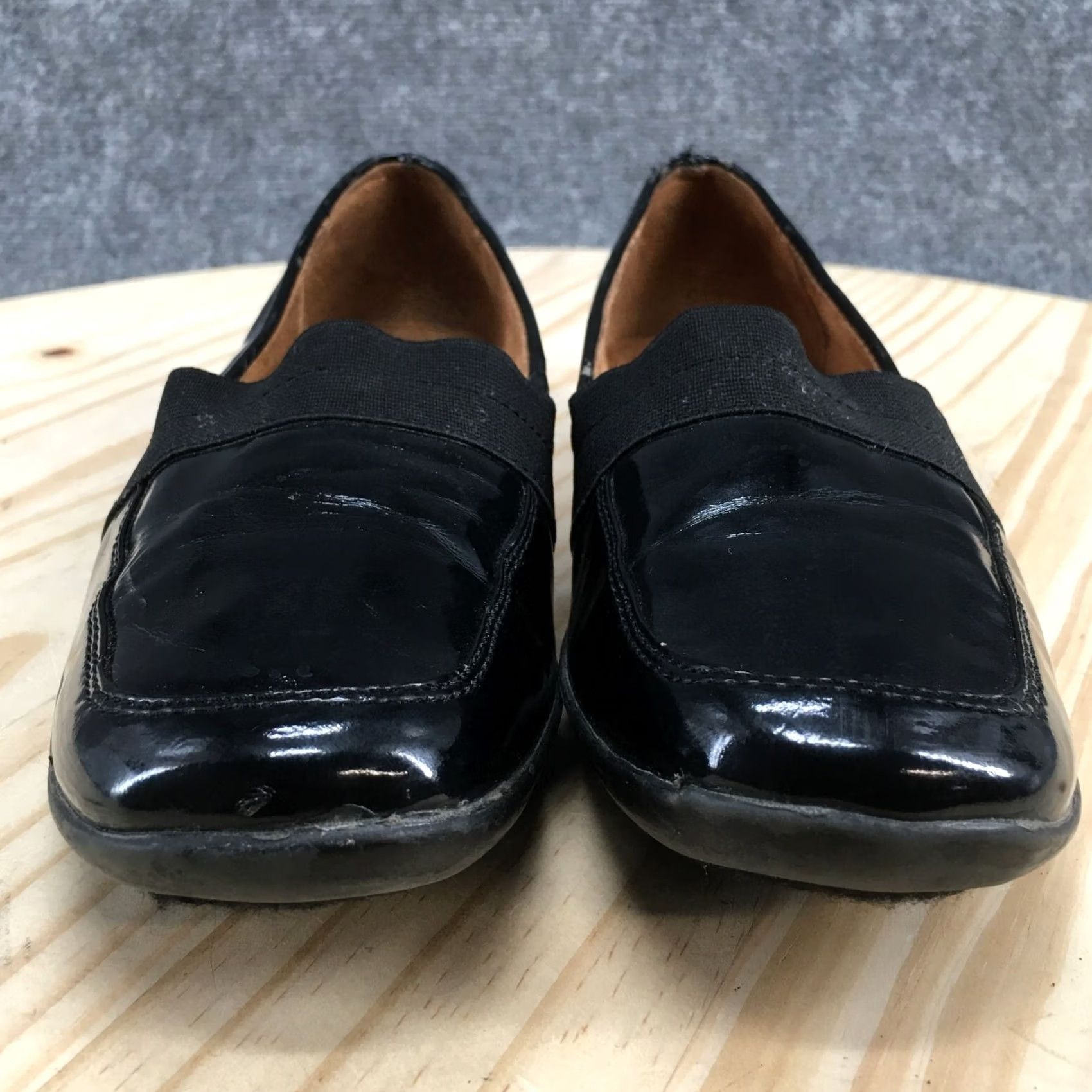 Naturalizer Naturalizer Freeda Loafer Black Patent Leather Slip-On Low Top Womens 7M Casual Shoes Size M / US 6-8 / IT 42-44 - 7 Thumbnail