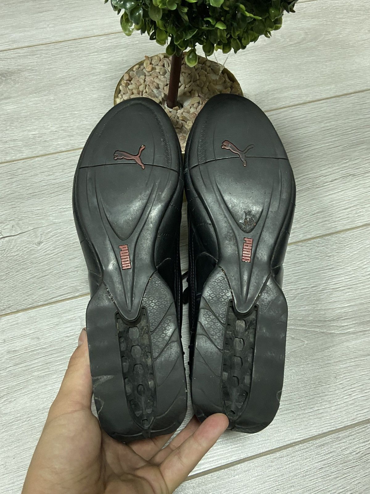 Puma Puma speed cat structure RARE vintage logo sneakers leather Size US 7 / EU 40 - 13 Thumbnail