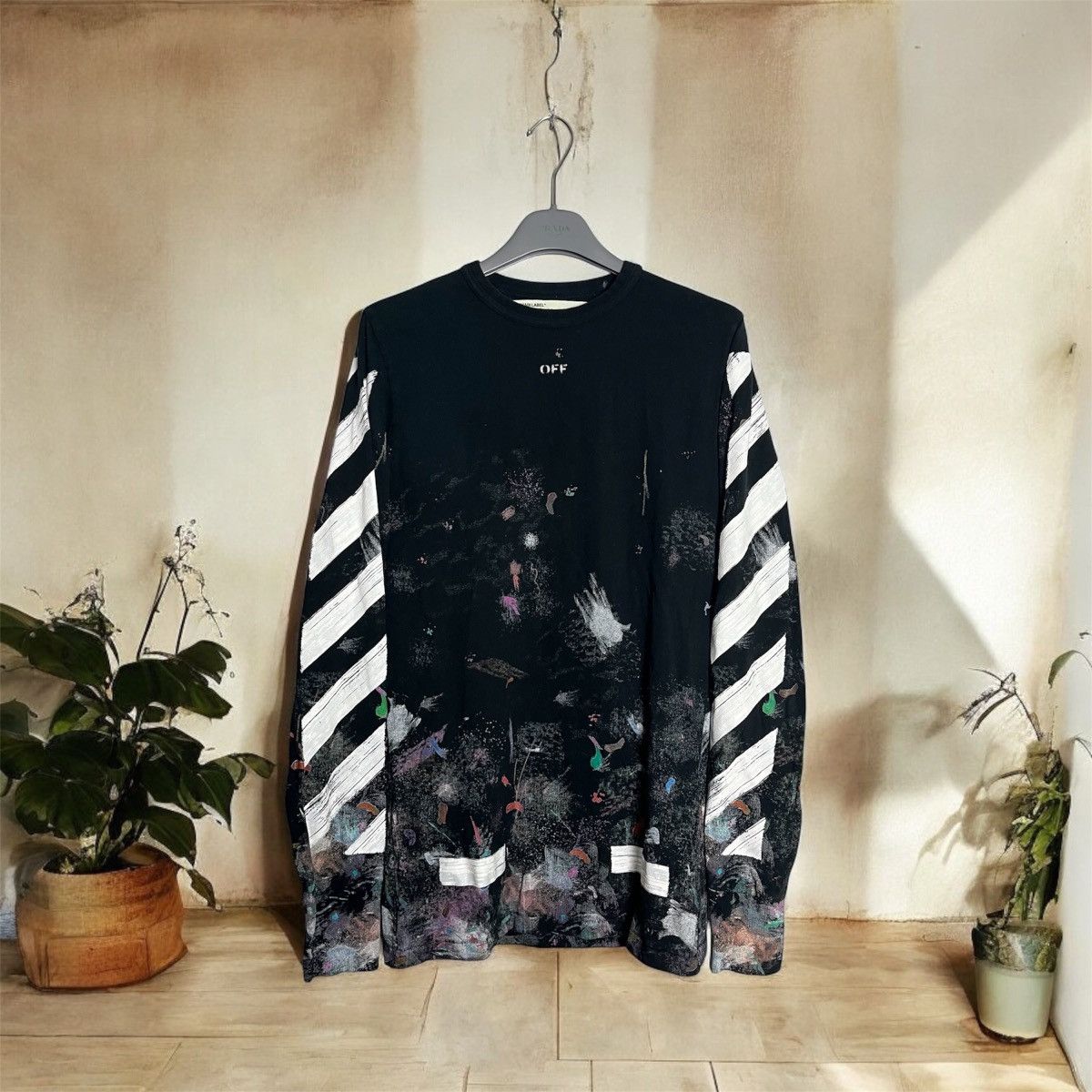 Off-White Off white Galaxy longsleeve Size US XS / EU 42 / 0 - 2 Thumbnail