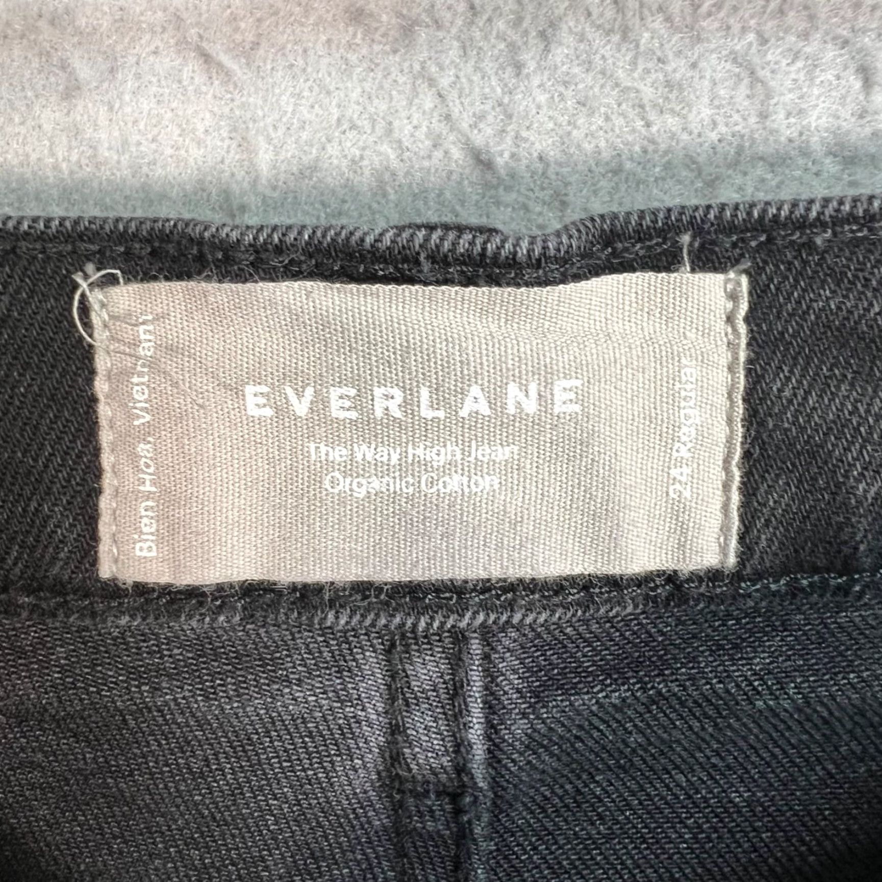 Everlane Everlane The Way High Jeans Denim Black Organic Cotton Size 24 Womens Size 42" / US 20 - 3 Thumbnail