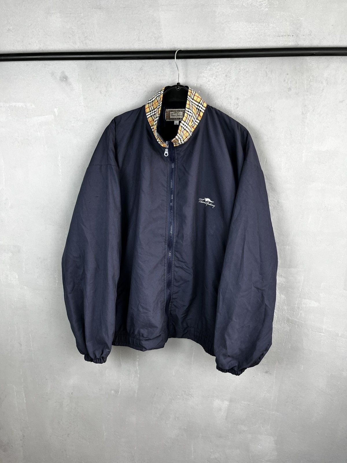Burberry × Vintage Thomas Burberry bomber jacket vintage Size US XL / EU 56 / 4 - 3 Thumbnail