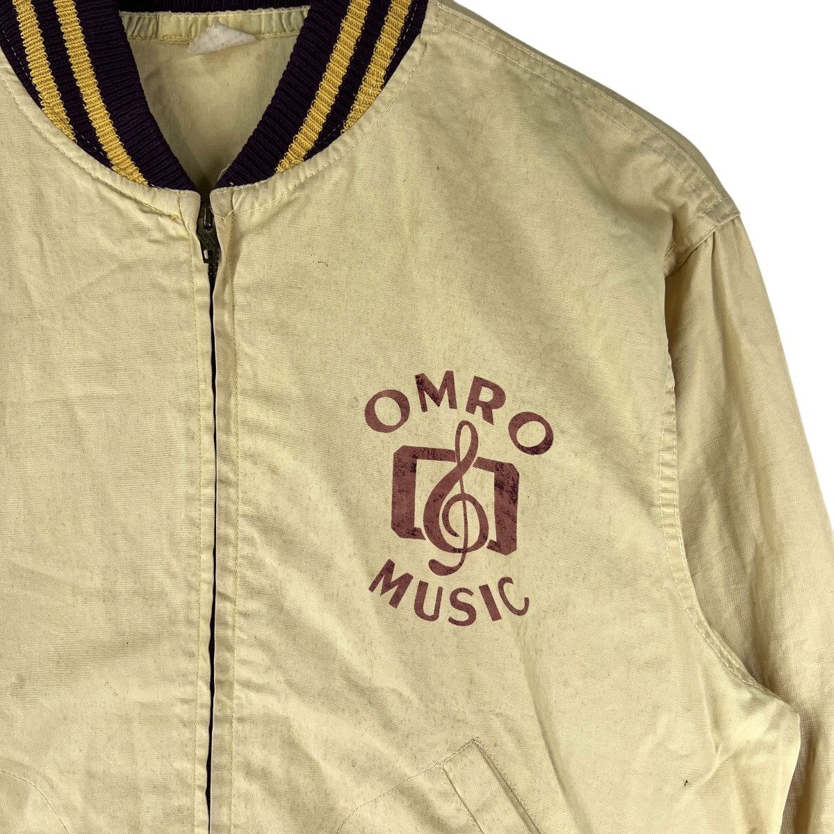 Champion 🔥 VTG 50s CHAMPION RUNNING MAN OMRO MUSIC PEP BAND JACKET Size US M / EU 48-50 / 2 - 9 Thumbnail