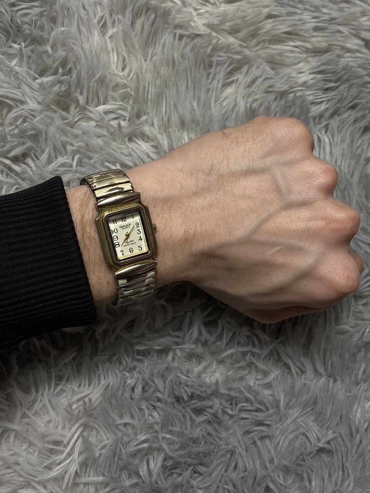 Other Vintage Omax Gold-Tone Rectangular Watch - Japanese Brand Size ONE SIZE - 9 Thumbnail