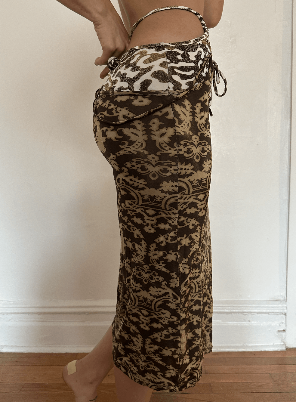 Just Cavalli Just Cavalli Versace Baroque Print Dress Size S / US 4 / IT 40 - 4 Thumbnail