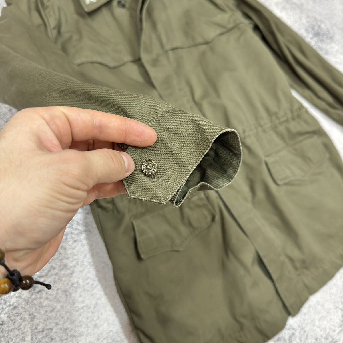 Vintage Military Italian Army Field Coat 52 size L Size US L / EU 52-54 / 3 - 3 Thumbnail