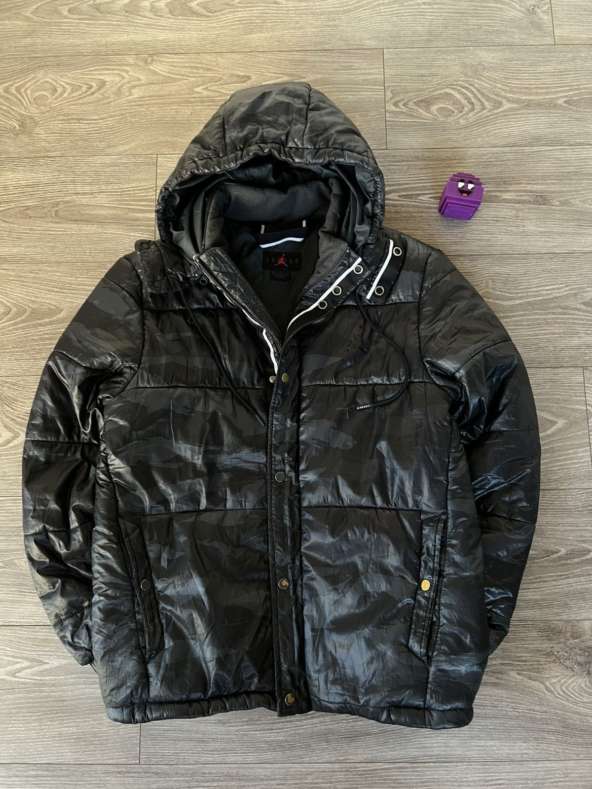 Jordan Brand Nike Air Jordan Avant Garde Camo Puffer Regular Down Jacket Size US M / EU 48-50 / 2 - 2 Thumbnail