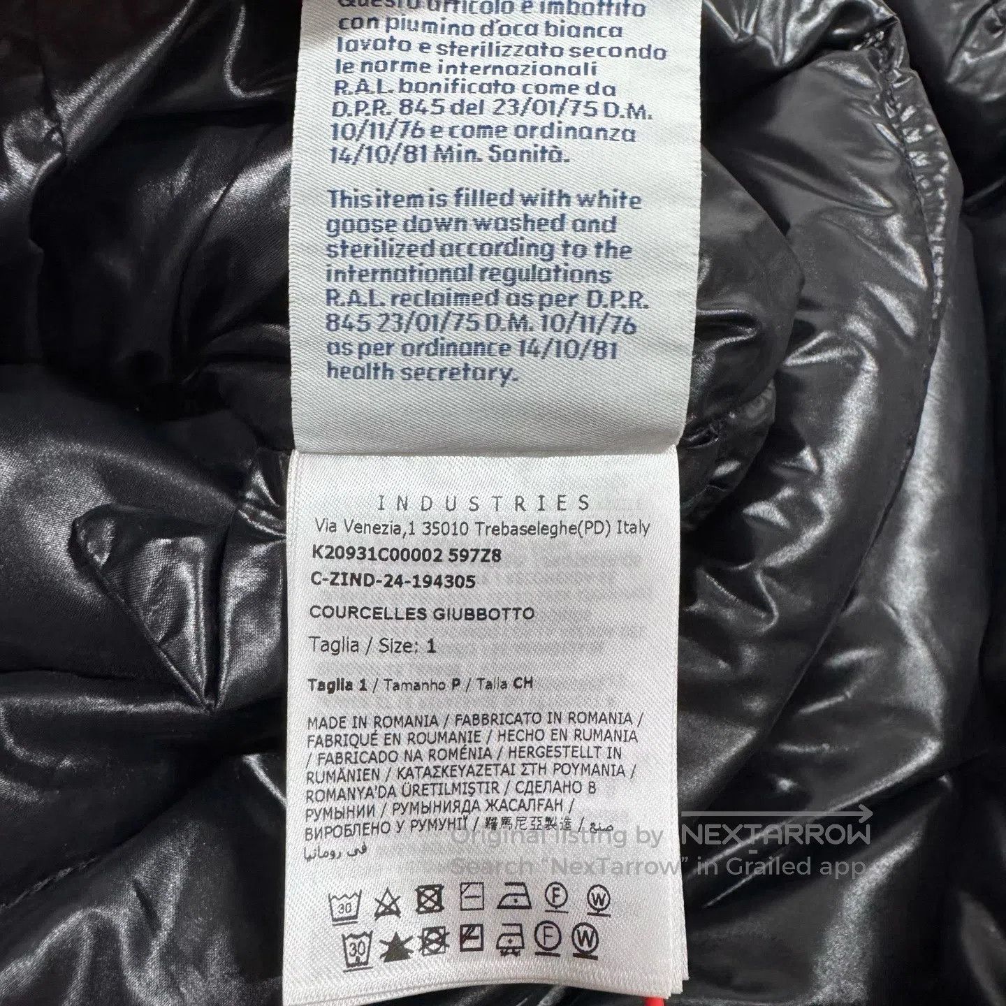 Moncler Moncler size 1 Courcelles Series: Long-length Hooded Down Size S / US 4 / IT 40 - 8 Thumbnail