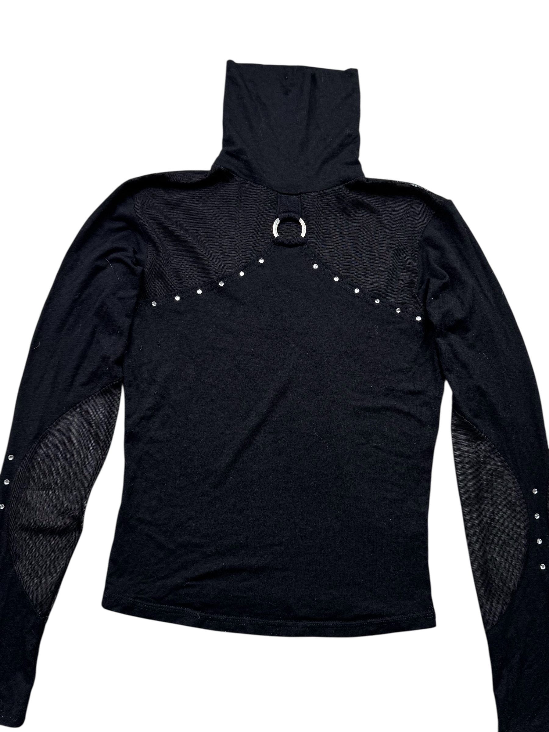 Japanese Brand Vintage Cropped Long Sleeve With Mesh Details W238(V9) Size S / US 4 / IT 40 - 2 Thumbnail