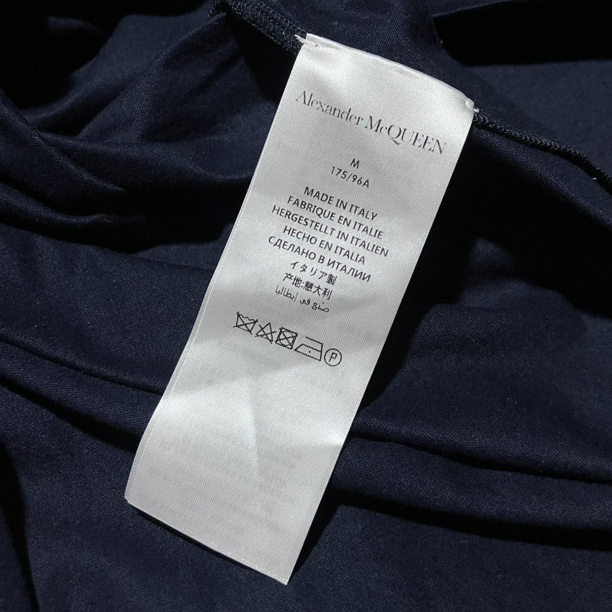 Alexander McQueen ALEXANDER MCQUEEN Scull Patch Logo Cotton Jersey T-shirt Size US M / EU 48-50 / 2 - 6 Thumbnail