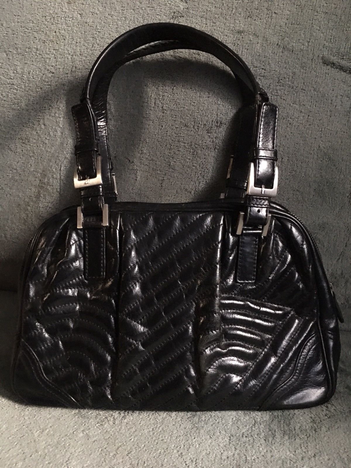 Kenzo KENZO Leather Black Metal Logo Handbag Shoulder Bag Size ONE SIZE - 4 Thumbnail
