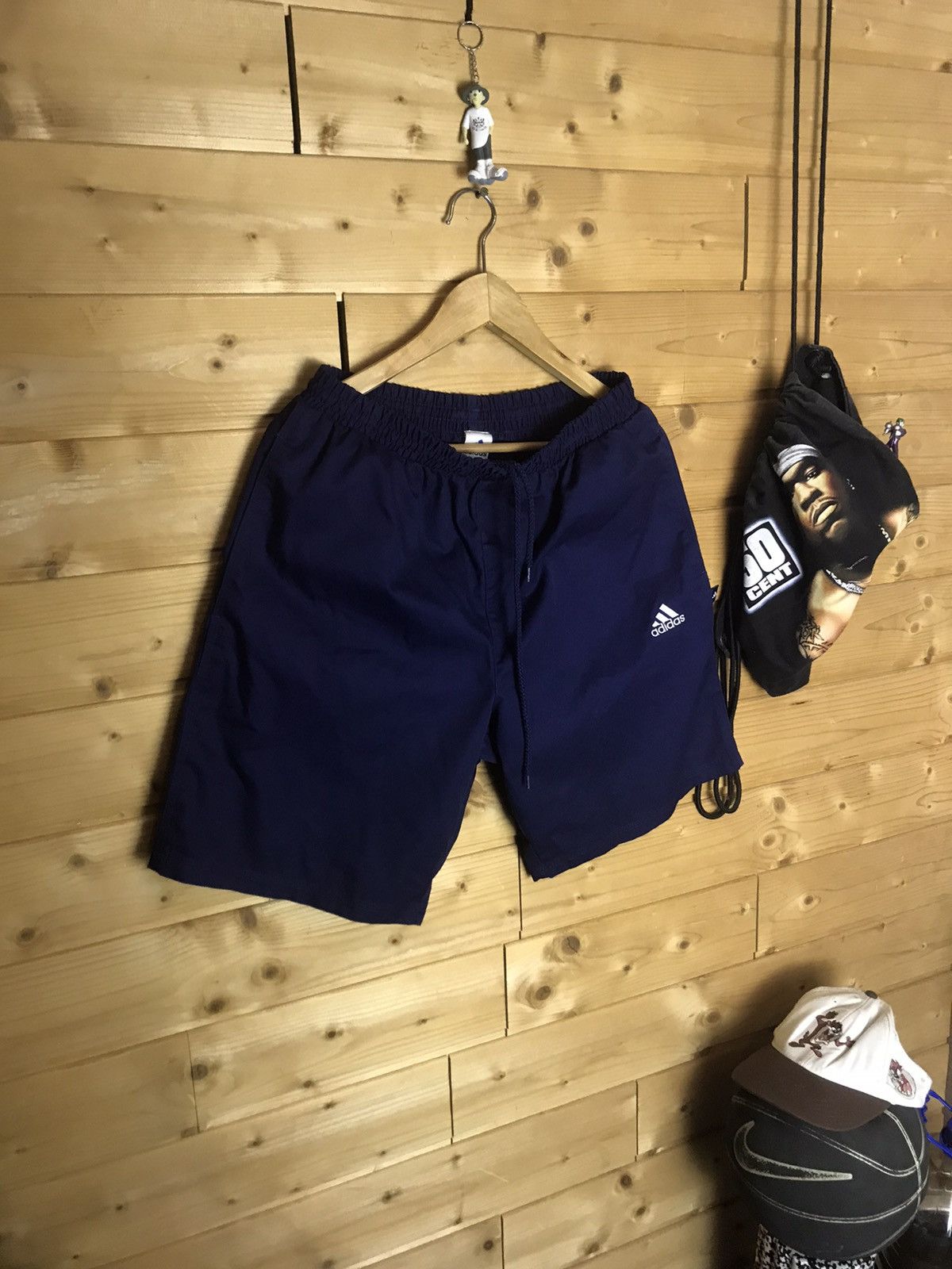 Vintage Vintage 1999 Adidas shorts Size US 34 / EU 50 - 1 Thumbnail