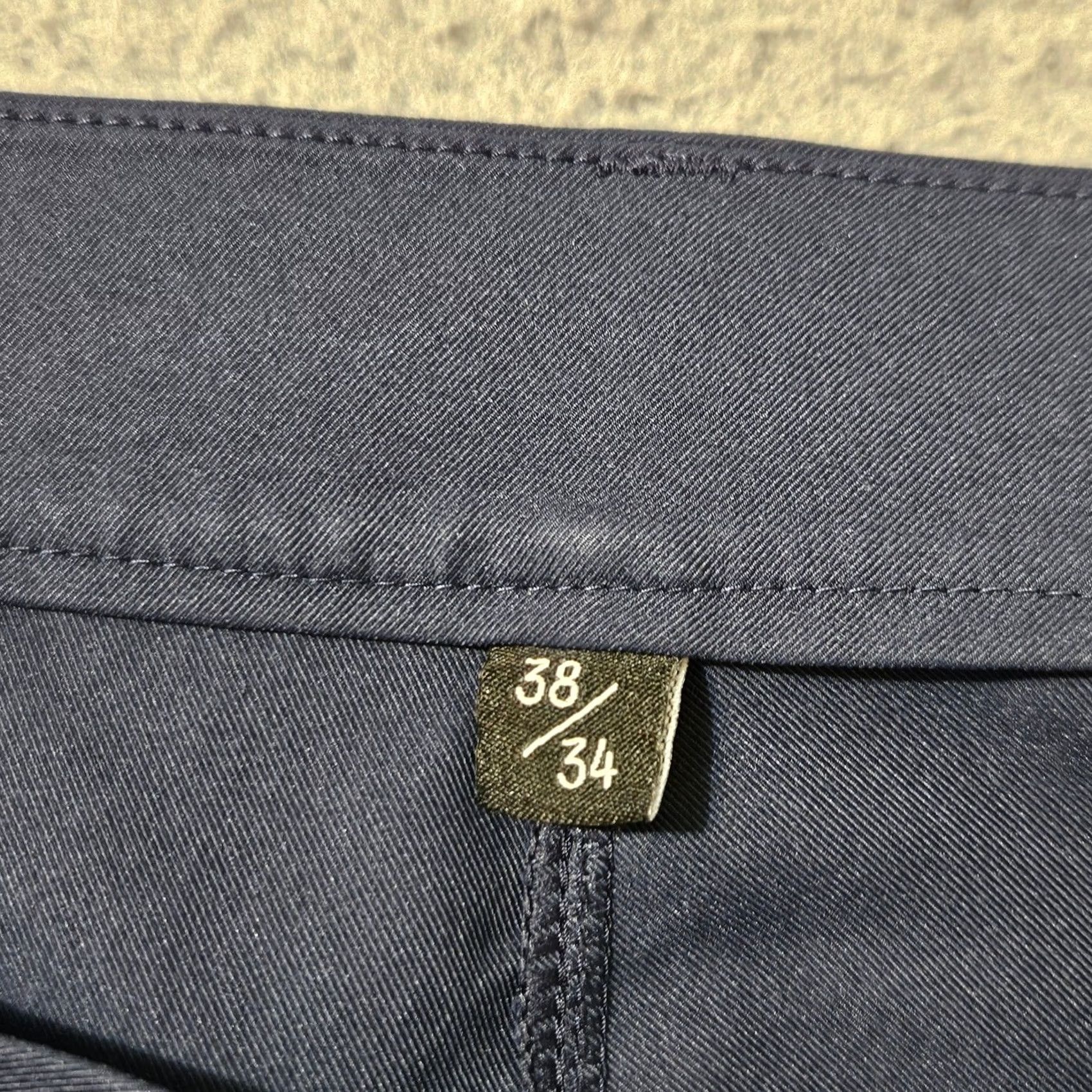 Vintage Public Rec Dealmaker Chino Pants Mens 38 x 31 Navy Blue 5-Pocket Size US 38 / EU 54 - 4 Thumbnail